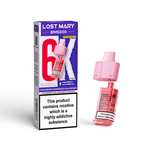Lost Mary BM6000 Ersatzkartuschen inkl Mundstück – Lost Mary UK Zubehör, UK Pod System BM6000
