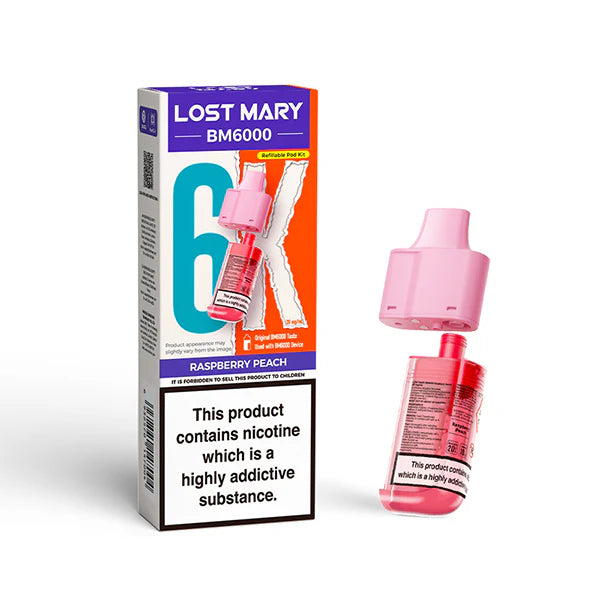 Lost Mary BM6000 Ersatzkartuschen inkl Mundstück – Lost Mary BM6000 Zubehör, Lost Mary Liquid Tank