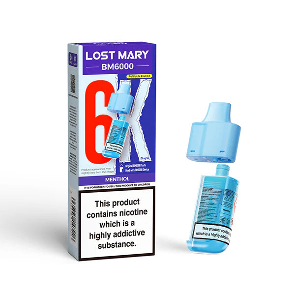 Lost Mary BM6000 Ersatzkartuschen inkl Mundstück – Lost Mary BM6000 Mesh Coil, Lost Mary BM6000 Nachfüllpod
