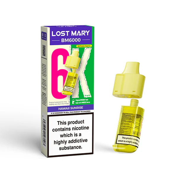 Lost Mary BM6000 Ersatzkartuschen inkl Mundstück – UK Pod System BM6000, Vape Pod Lost Mary