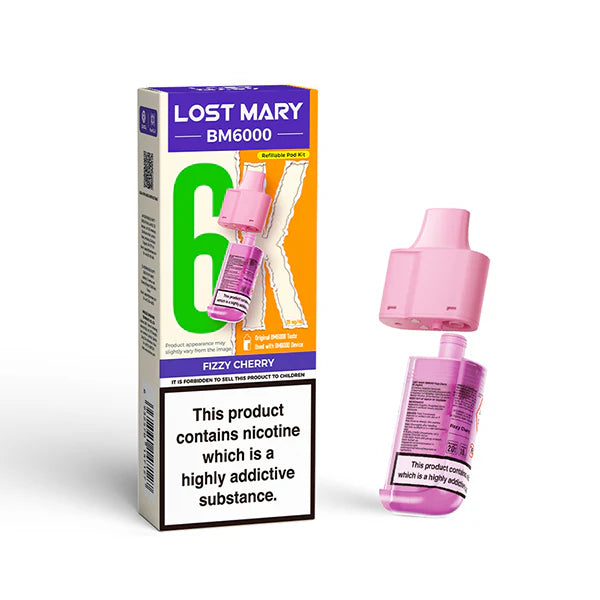 Lost Mary BM6000 Ersatzkartuschen inkl Mundstück – Lost Mary Refill Pod, Lost Mary Refill Tank