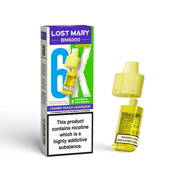 Lost Mary BM6000 Ersatzkartuschen inkl Mundstück – Lost Mary BM6000 Nachfüllpod, Lost Mary BM6000 Pod