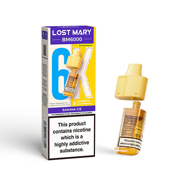 Lost Mary BM6000 Ersatzkartuschen inkl Mundstück – Lost Mary Mesh Pod, Lost Mary Nikotinsalz Pod