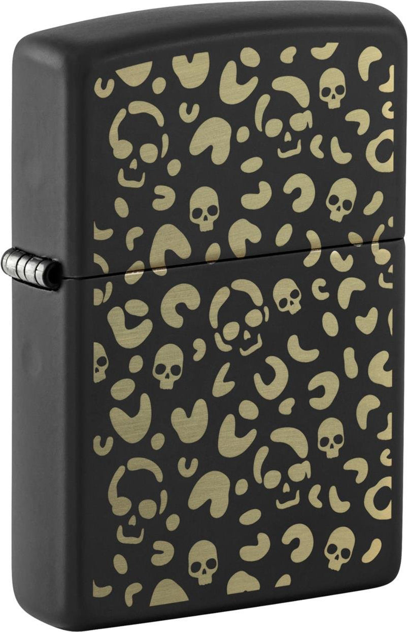 Zippo 218 Skull Leopard Design