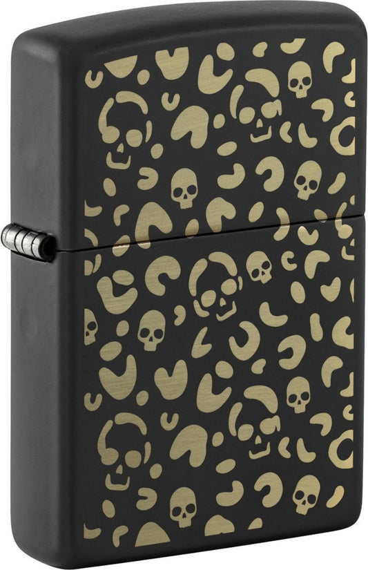 Zippo 218 Skull Leopard Design