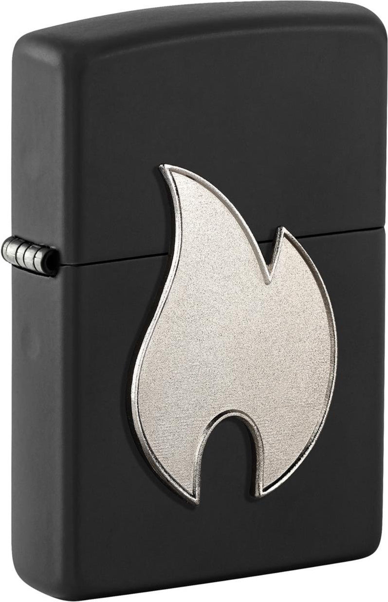 Zippo 218 BIG Flame silver