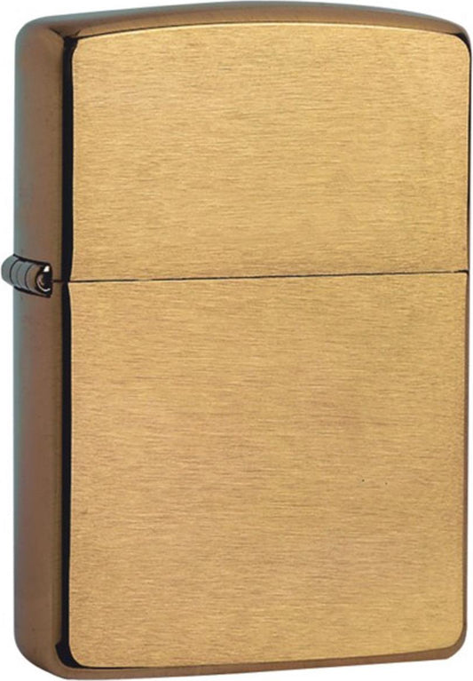 Zippo Brushed Brass Armor