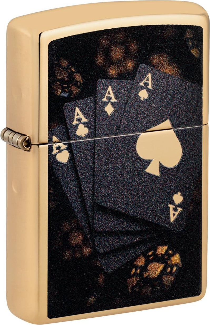 Zippo 254B Poker Design