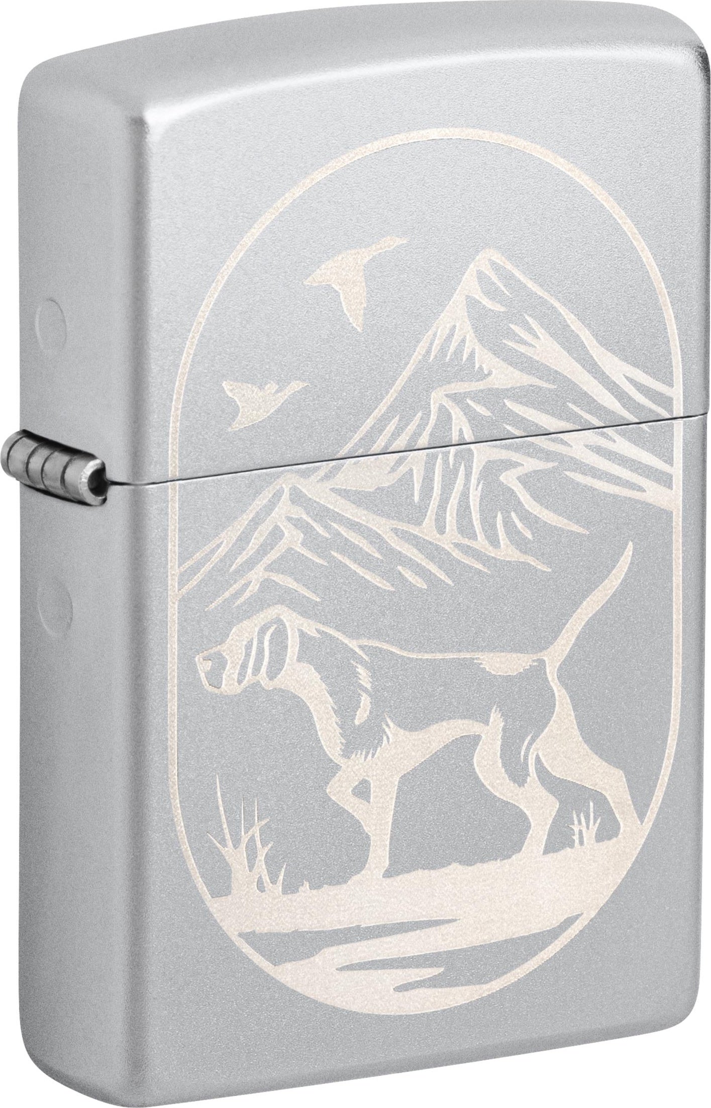 Zippo 205 Hunting Dog Design