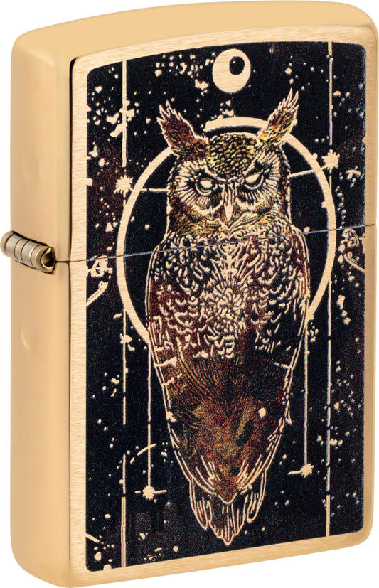 Zippo 204B Owl Design