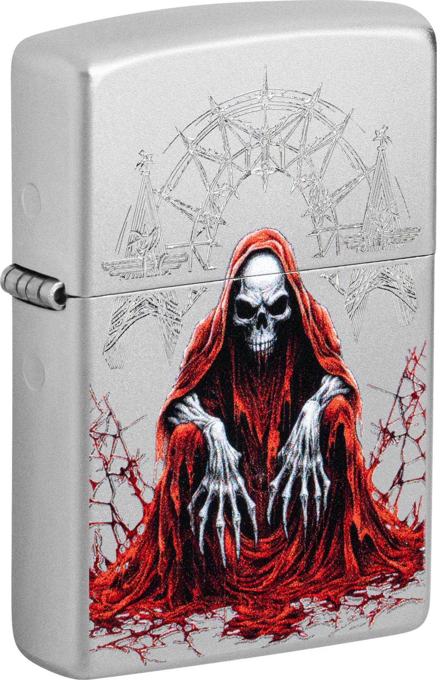 Zippo 205 Reaper Skull Design