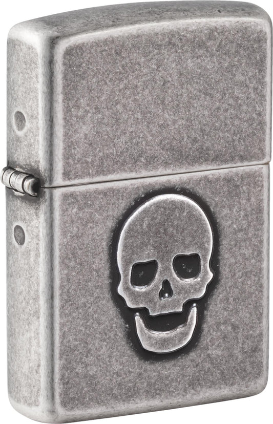 Zippo 121FB Stamped Skull Design