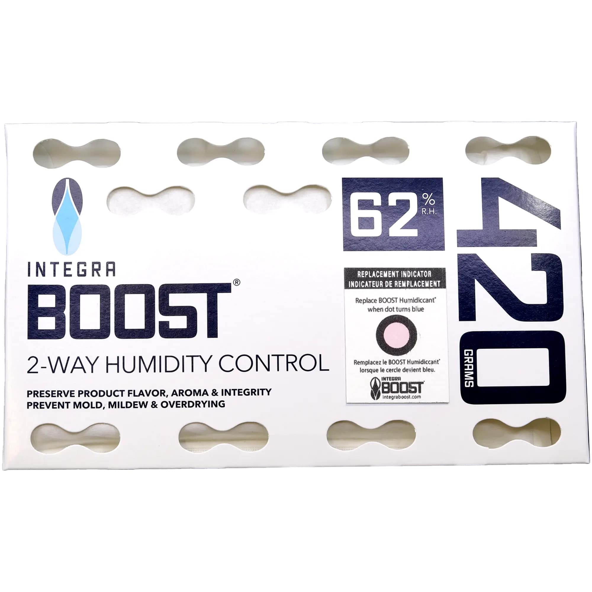 Integra Boost 420g 62% grosses 2-Wege-Feuchtigkeitspack für Humidore