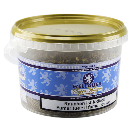 Wellauer Super Volume + Hülsen/Papier – günstiger Stopftabak kaufen, günstiger Tabak 250g