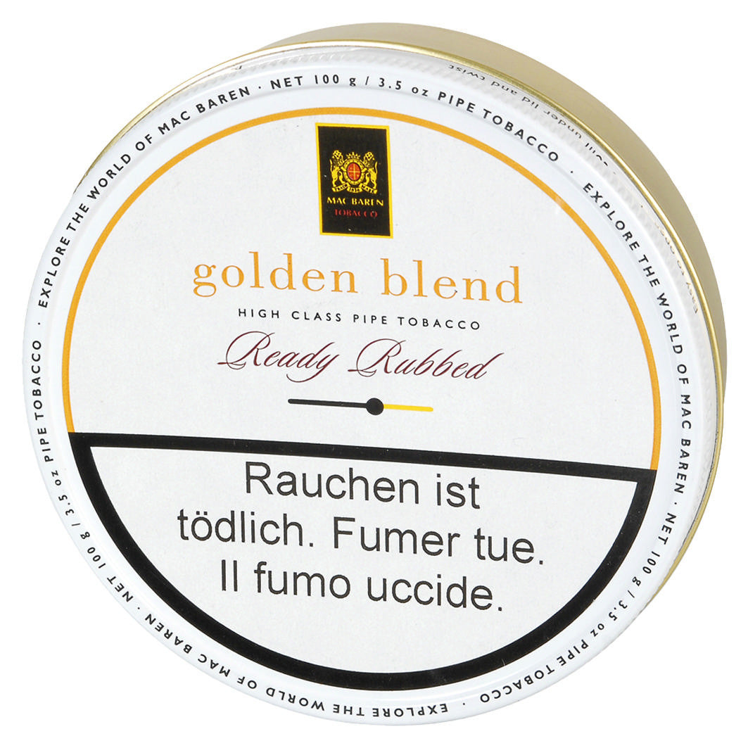 Mac Baren Golden Blend 100g – dänischer Pfeifentabak, hochwertiger Pfeifentabak