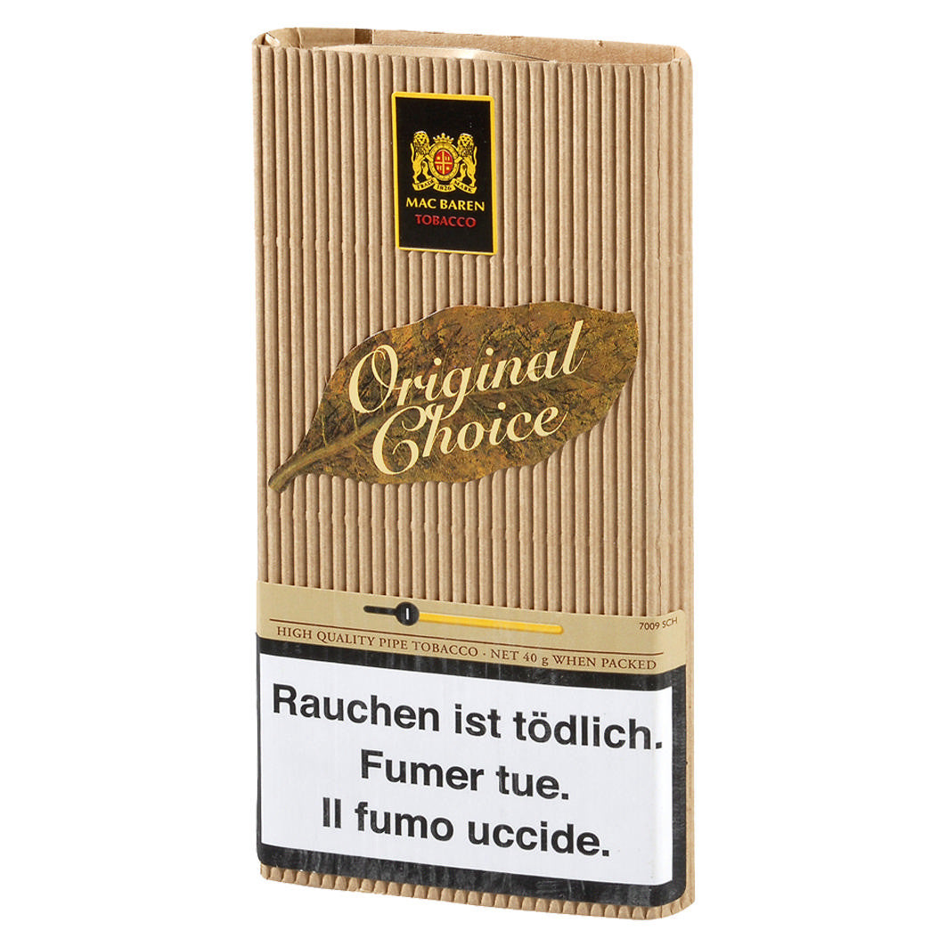 Mac Baren Original Choice 40g – aromatisierter Pfeifentabak, dänischer Pfeifentabak