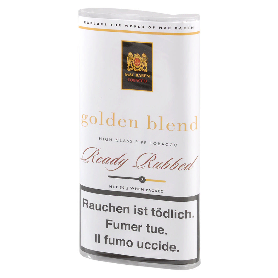 Mac Baren Golden Blend 50g – Burley Virginia Mischung, dänischer Pfeifentabak