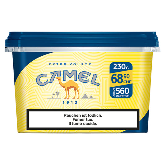 Camel Yellow HVT 230g – Eimer, Stopftabak