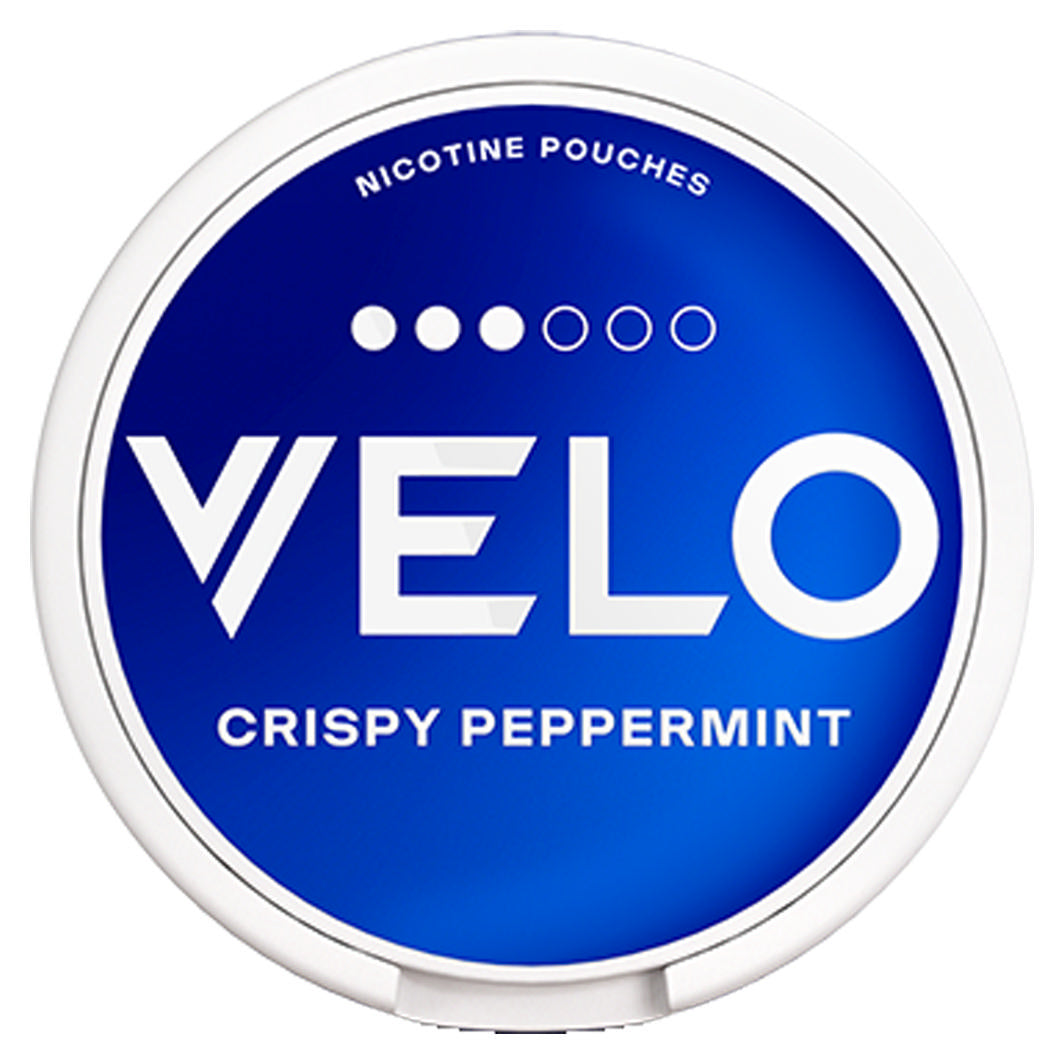 Velo Strong Crispy Peppermint - 20 Beutel – 24 Pouches, 3 mg Nikotin