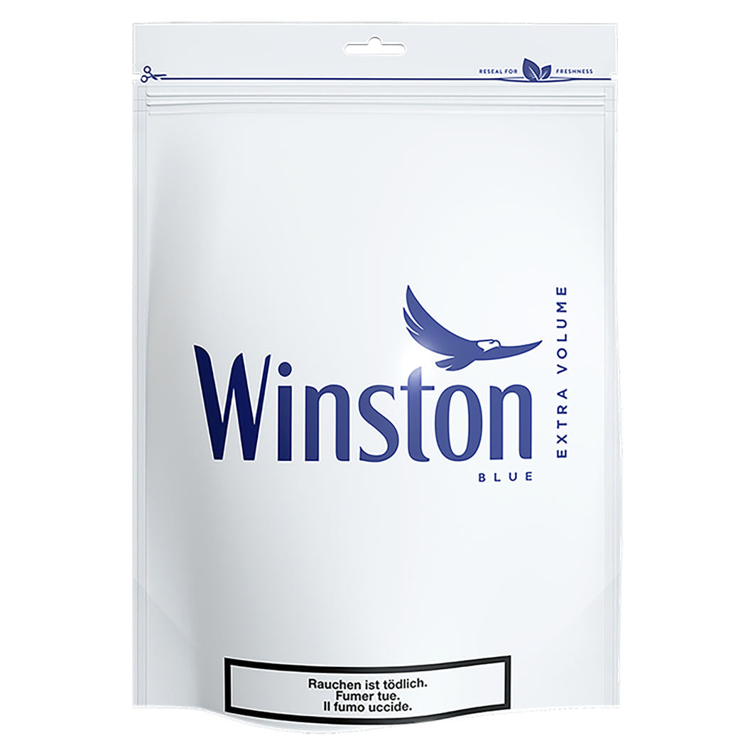 Winston HVT Blue - Big Bag 145gr – extra Zigaretten pro Packung, günstiger Tabak kaufen