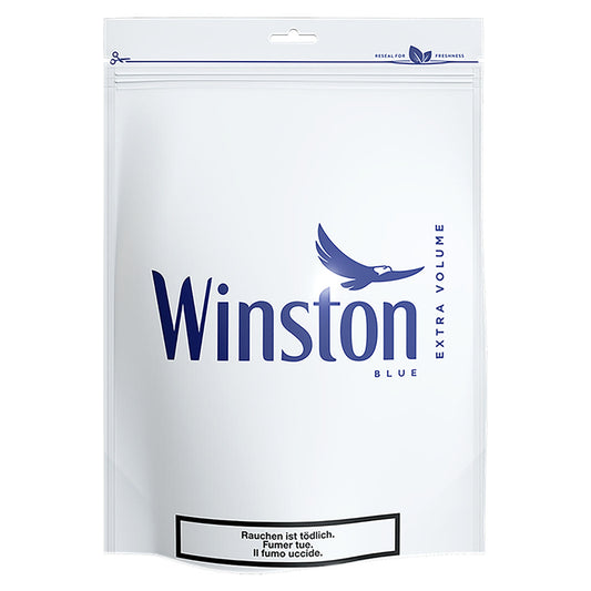 Winston HVT Blue - Big Bag 145gr – extra Zigaretten pro Packung, günstiger Tabak kaufen