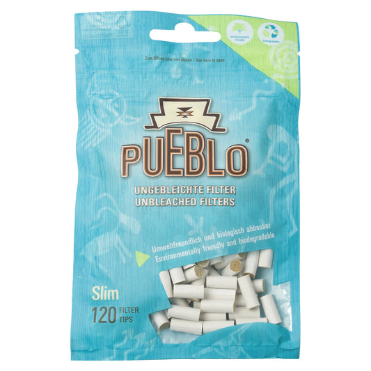 Pueblo Organic Slim Filter 6mm - 120 Stk.