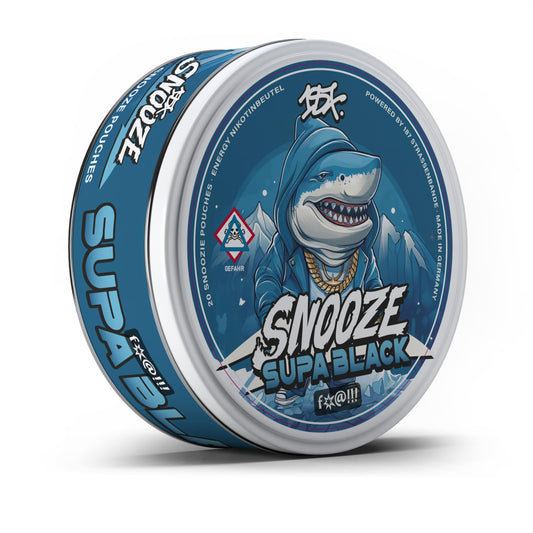 187 Snooze Supa Black – 187 Gang Snus, 187 Snus Produktlinie