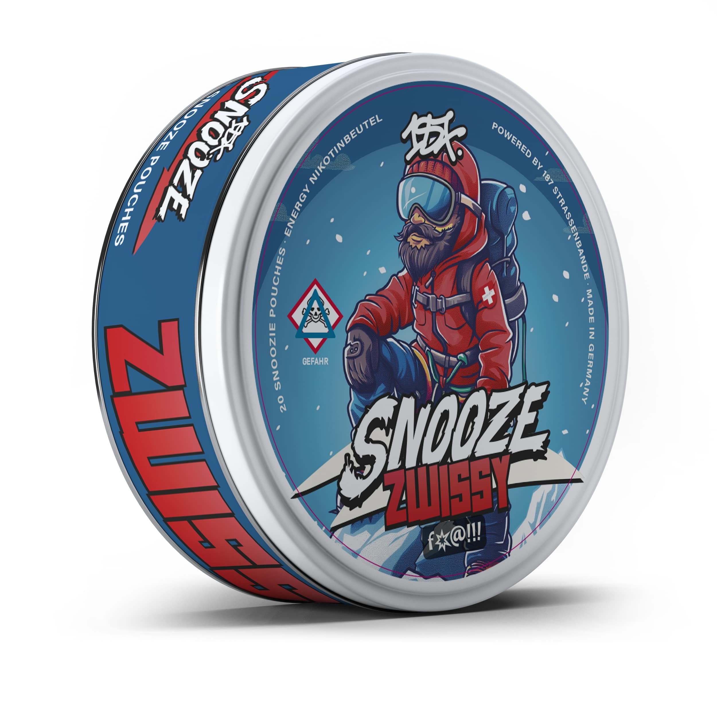187 Snooze Zwissy – 12g Snusdose, 187 Produkte Schweiz