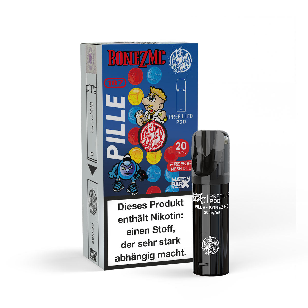 187 Strassenbande - Pille - Pod 600 – 187 Strassenbande Dampfen, 187 Strassenbande Dampfer