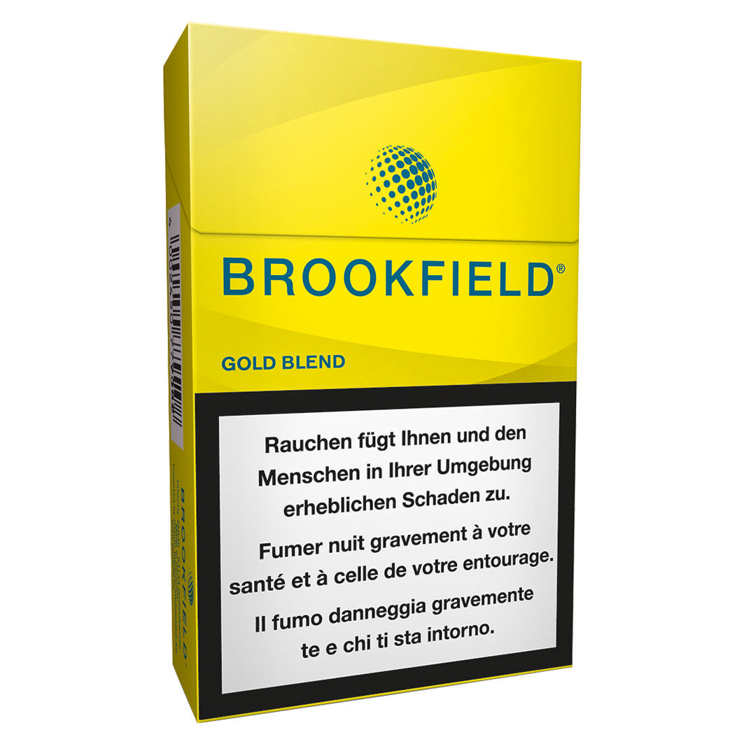 Brookfield Gold Blend Box Stange – Tabakladen, Tabakwaren