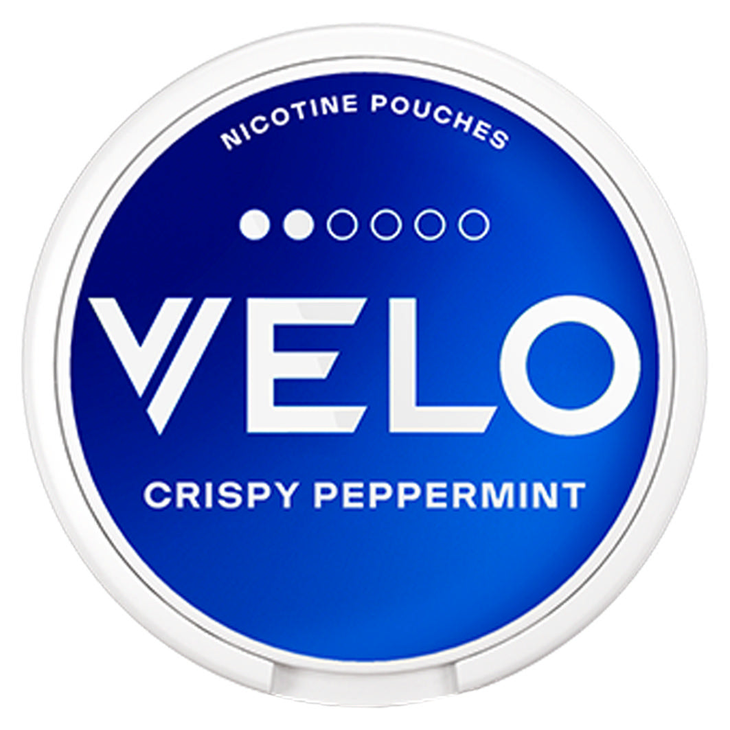 Velo Mini Crispy Peppermint - 18 Beutel – diskrete Nikotinpouches, frischer Atem mit Velo