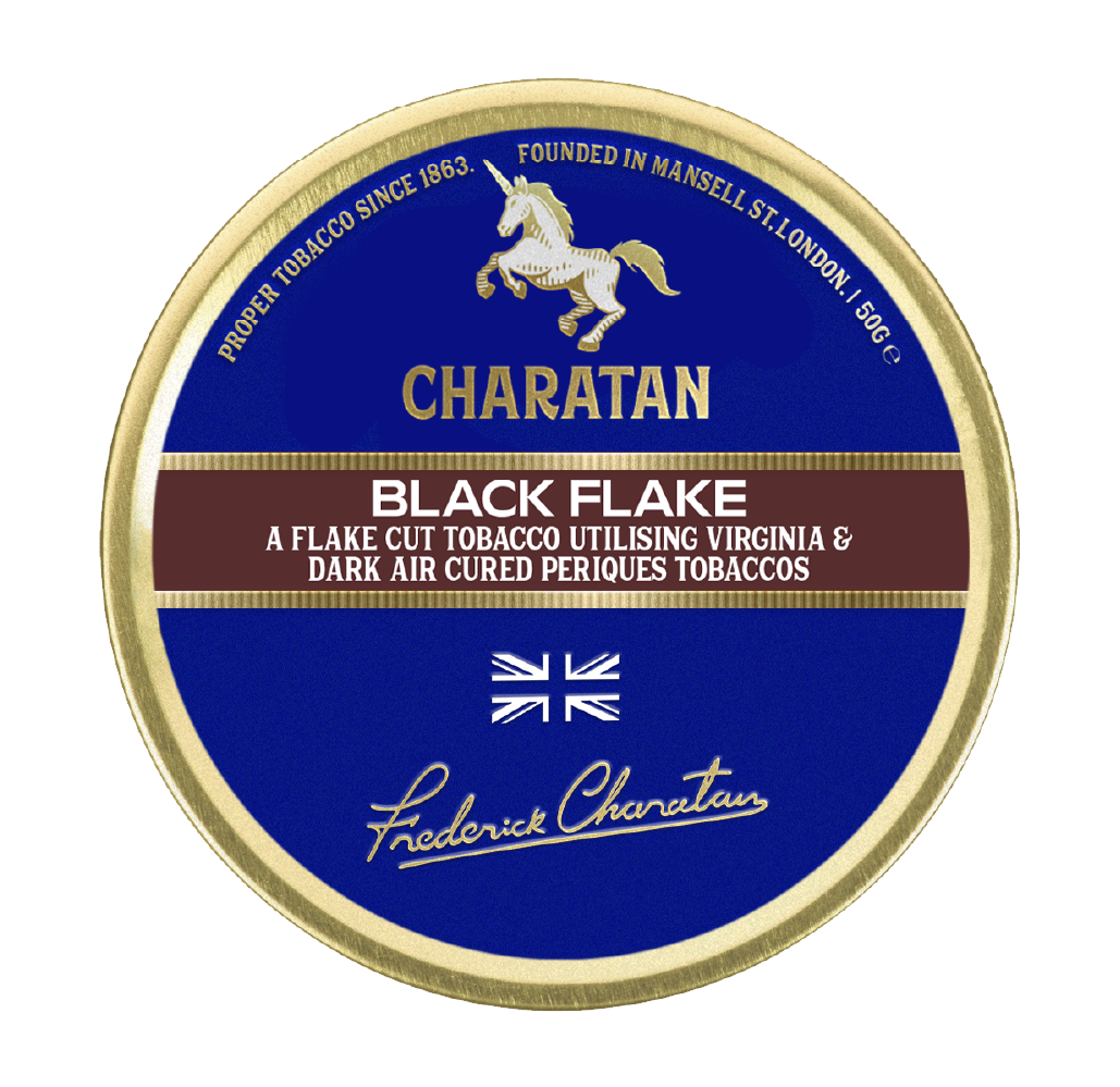 Charatan Black Flake Pfeifentabak, 50-g-Dose