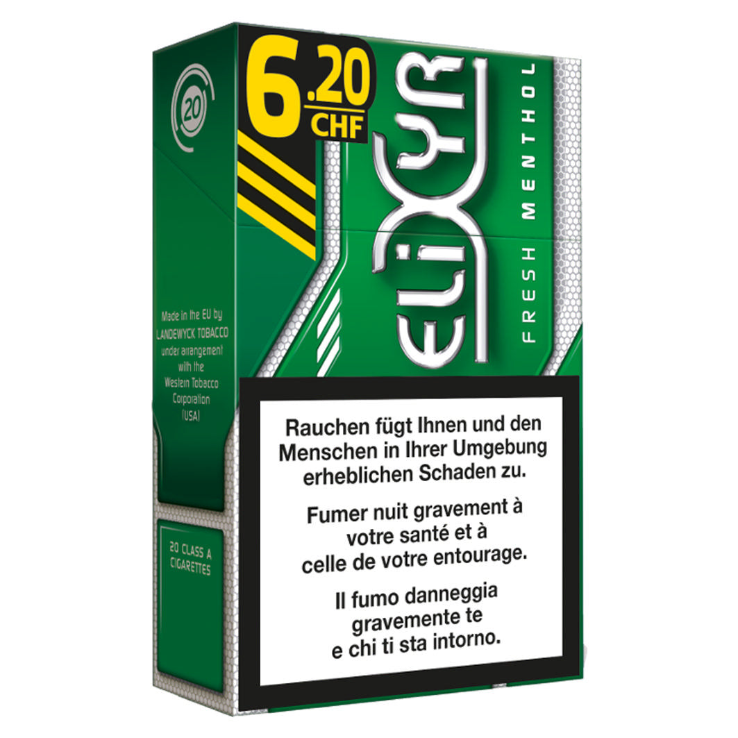 Elixyr Fresh Menthol Box – Fred, Tabakladen
