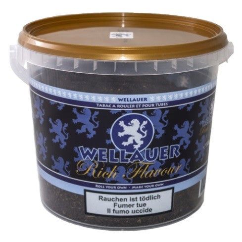 Wellauer Rich Flavour Tabakeimer + Hülsen/Papier – Stopftabak, Black