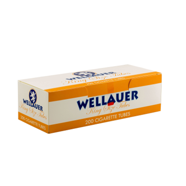 Zigarettenfilterhülsen Wellauer 200 – Filterhülsen Alltag, Filterhülsen braun