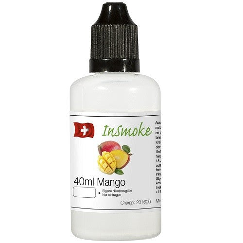 Insmoke Liquid - Mango 40ml – 40ml Mango Liquid, 50/50 Mango Liquid