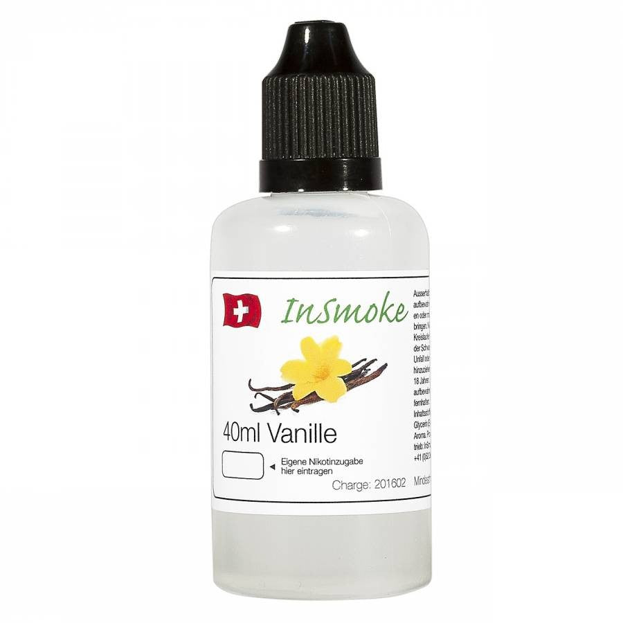 Liquid Insmoke - Vanille 40ml – 50/50 Liquid Dessert, Bourbon Vanille Liquid