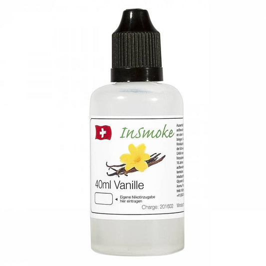 Liquid Insmoke - Vanille 40ml – 50/50 Liquid Dessert, Bourbon Vanille Liquid