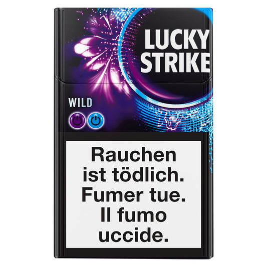 Lucky Strike Wild Double Capsule - Stange – Aromakapseln, Geschmackszigaretten