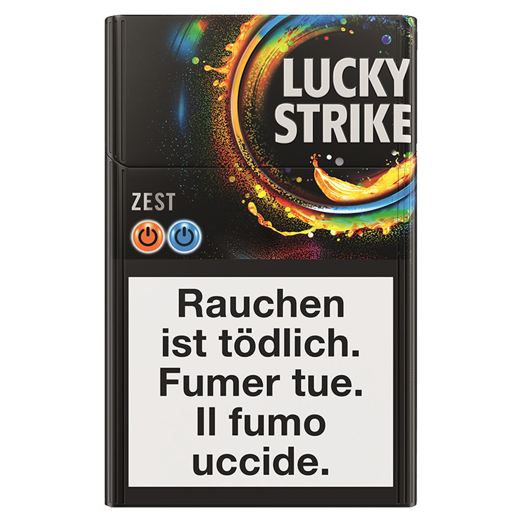 Lucky Strike Zest DC - Stange – Aromakapseln, Geschmackszigaretten