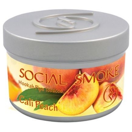 Wasserpfeifentabak Social Smoke Cali Peach 100gr