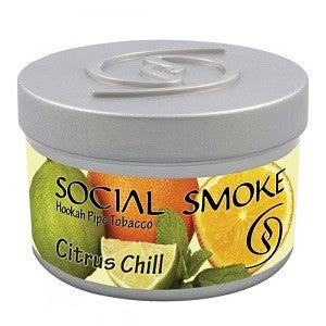 Wasserpfeifentabak Social Smoke Citrus Chill 100gr