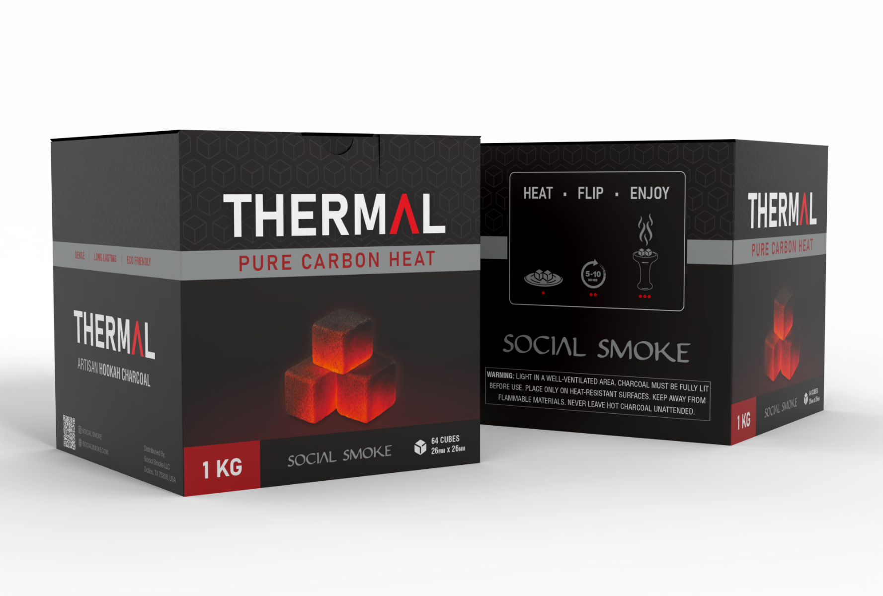 Social Smoke Thermal Naturkohle 26mm - 1kg