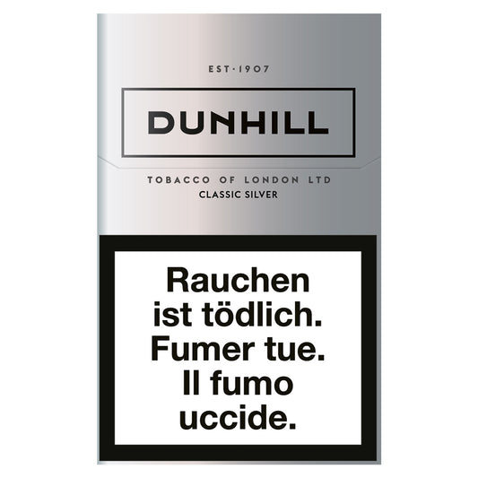 Dunhill Classic Silver (ehem. Select Silver) – Schweizer Zigaretten, Tabakladen