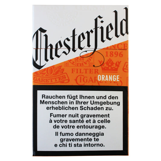 Chesterfield Orange Box – Tabakladen, Tabakwaren