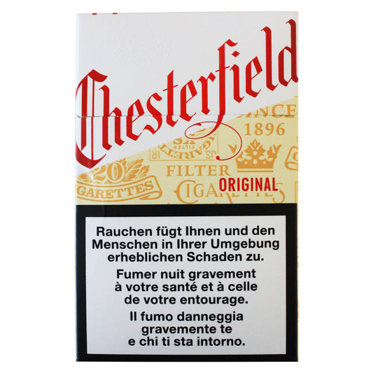 Chesterfield Original Box – Tabakladen, Tabakwaren