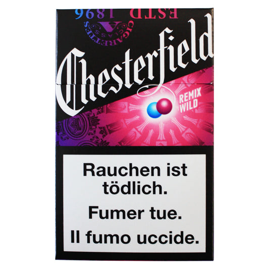 Chesterfield Remix Wild Doppelte Kapsel – Aromakapseln, Geschmackszigaretten