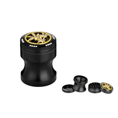 Super Heroes Grinder - Black Gold – Grinder Aluminium, Grinder aus Metall