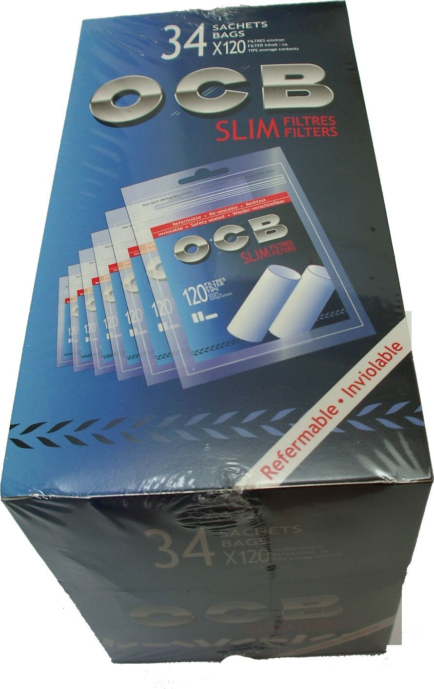 OCB Slim 6mm - 120 Stk. – OCB Filter 6mm Schweiz, OCB Filter Arbon