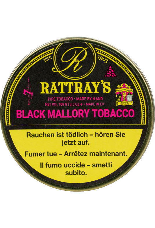 Rattray's Black Mallory Pfeifentabak, 100-g-Dose